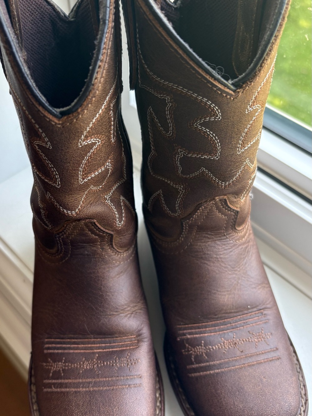 Roper Kids Brown Western Cowboy Boots - Classic Pull-On Style